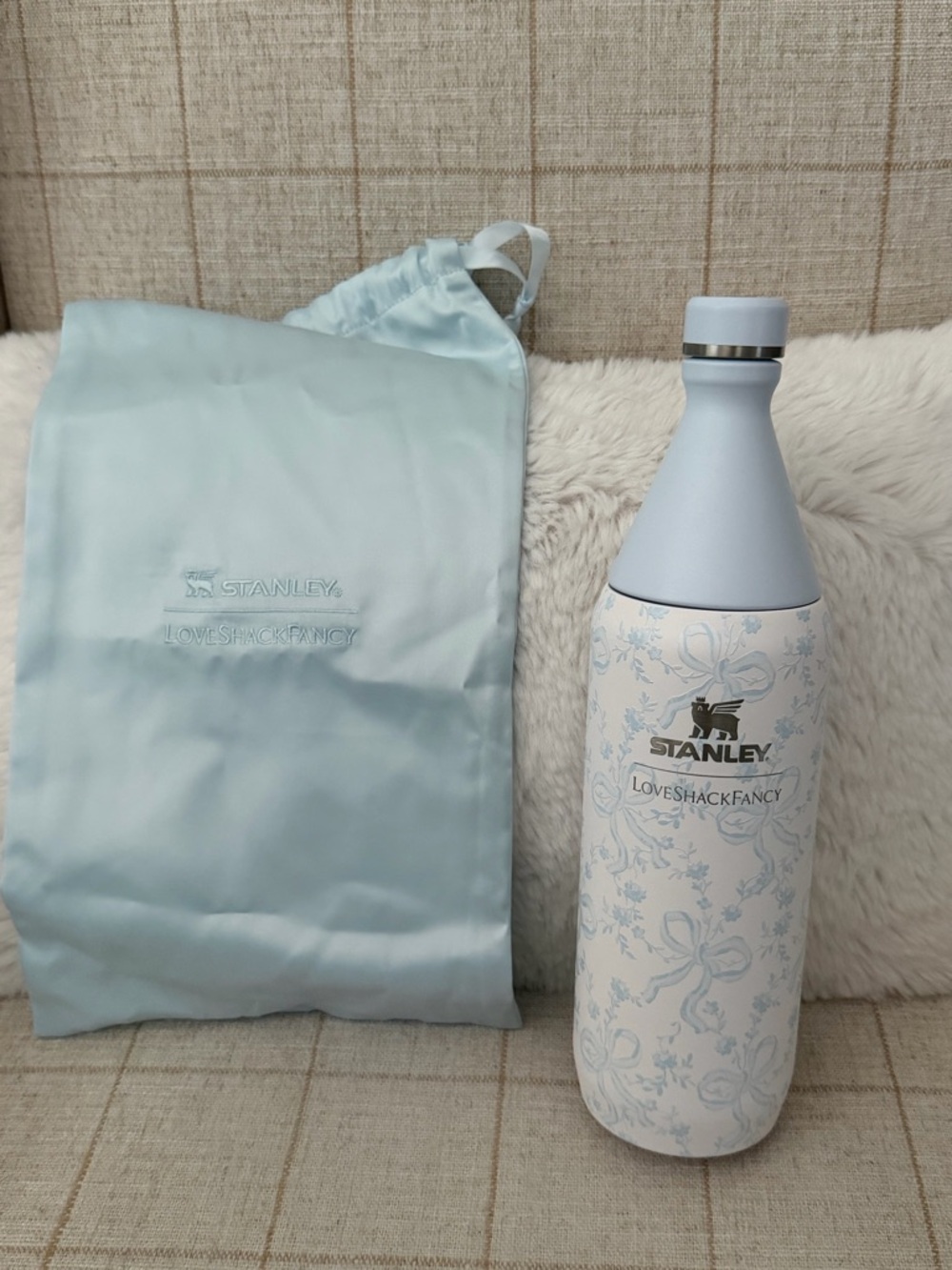 Stanley LoveShackFancy Slim Bottle 34Oz